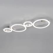 LED-loftlampe Lumos, krom, 4.000 K, metal, længde 72 cm