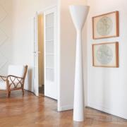 Carrara LED-uplight med dæmper, hvid