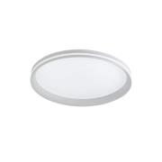 LED-loftlampe Isy, hvid, Ø 45 cm, metal, CCT, dæmpbar