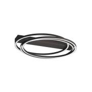 LED-loftlampe Kiku, Ø 56 cm, sandfarvet, metal, CCT