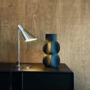 Dyberg Larsen bordlampe DL12, krom, højde 39,5 cm, metal