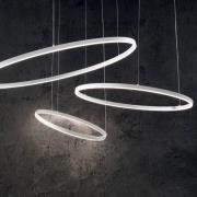 Ideal Lux LED-hængelampe Oracle Slim Ø 50 cm hvid 3.000 K