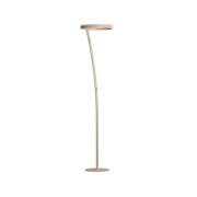 LED-gulvlampe Sirko, sandfarvet, højde 177 cm, metal, CCT