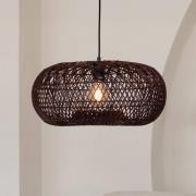 GOOD & MOJO Hængelampe Arizona, rød, Ø 50 cm, bambus, E27