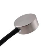 Lindby skrueklemmelampe Jyla nikkel/sort Linse 3.000 K