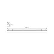 OSRAM LED-lysliste POWER BATTEN, 4.000 K, 120 cm, 1 lyskilde