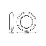 OSRAM LED-loftlampe ORBIS BERLIN, sort Ø 30 cm metal