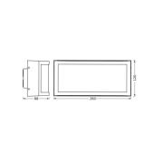 OSRAM udendørs væglampe ENDURA CLASSIC CUADRA, mørkegrå, IP65