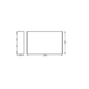 OSRAM udendørs LED-væglampe ENDURA STYLE ILJA, mørkegrå, IP65