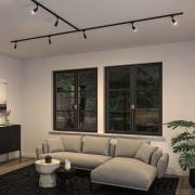 Paulmann URail skinnespot Salt, sort mat, GU10