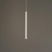 LED-hængelampe Rulo, beige, stål, Ø 3,2 cm