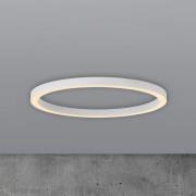PURE LED-loftlampe Lines, Ø 70 cm, hvid, CCT-fjernbetjening