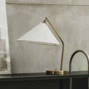 Gubi bordlampe Gräshoppa, hvid, metal/tekstil, E14