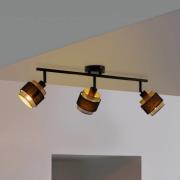 OSRAM loftlampe Decor Spot Hornet, 3 lyskilder, sort/guld