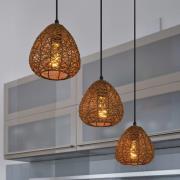 OSRAM hængelampe Decor Paper Drop, 3 lyskilder lang, beige, E27