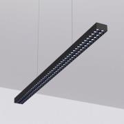 Arcchio LED-kontorpendellampe Jolinda, sort, 118 cm, op/ned