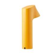 LOOMG DESIGN LED-batteridrevet bordlampe Willow, gul, aluminium, IP54