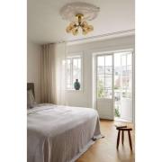 Nuura loftlampe Apiales 6, Ø 50 cm, messing-/guldfarvet