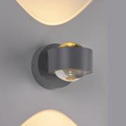 SCHÖNER WOHNEN LED-væglampe Chia, sølv, 3.000 K, op/ned