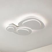 Lindby LED-loftlampe Delar, 60 x 60 cm, CCT, dæmpbar