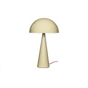 HÜBSCH bordlampe Mush, sand, metal, højde 50 cm