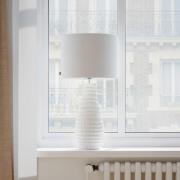 By Rydens bordlampe Bartha, creme/beige, højde 74 cm