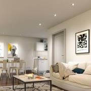 Paulmann Smart LED-indbygningslampe Base Coin jern Ø9cm RGBW 3 stk.