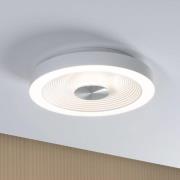 Paulmann LED-loftlampe Volea, hvid/sølv Ø 32 cm IP44 dæmpbar