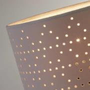 Bordlampe Taave, grå/sort, tekstil, metal, 27 cm, E14