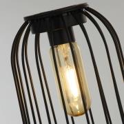 Solar-LED-terrasselampe Tahoa, 35 cm, grå, rattan, IP44