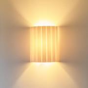 Væglampe Aria, ecru, mikrofiber, E27