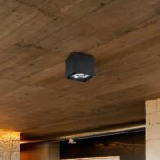 Tecto loftlampe, downlight, 1 lyskilde, aluminium, sort