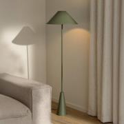Globen Lighting Gulvlampe Cannes, grøn, metal, 140 cm