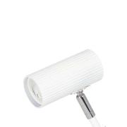 Globen Lighting klemmelampe Hubble, hvid