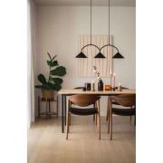 Globen Lighting hængelampe CURVE 3, beige, 3 lyskilder, 95 cm
