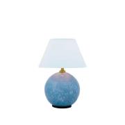 Globen Lighting Akku-bordlampe IRIS, blå, højde 23 cm