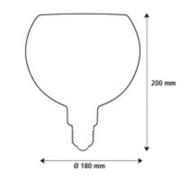 SEGULA LED Floating Bambus natur G180 E27 5W 2.200 K dæmpbar
