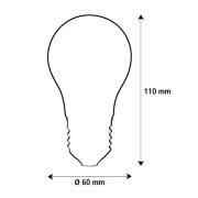 SEGULA LED Elegant Line E27 5W traditionel glødepære 2.700 K glødetråd...