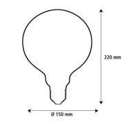 SEGULA LED Elegant Line E27 5W G150 2.200 K Glødetråd, dæmpbar