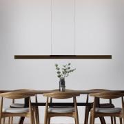 Bopp LED-hængelampe Nano 2.0, længde 140 cm, bronze/sort