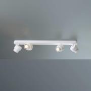 LED-spotlight BRUSH, hvid, 70 cm, 4 lyskilder, dæmpbar, 2.700 K