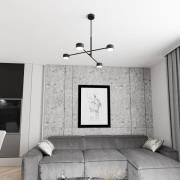 Pendellampe Natsu, længde 64 cm, metal, 4 lyskilder.