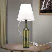 E27-fatning BOTTLE, transparent kabel, længde 200 cm