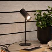 LED-batteridrevet bordlampe Multi, sort, højde 30 cm, IP54