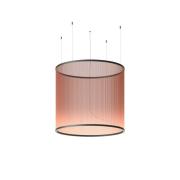 Vibia LED-hængelampe ARRAY rødbrun 113x124 cylinder 927 dæmpbar