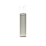 Vibia LED-hængelampe ARRAY grøn 193 x 55 cm cylinder 927 dæmpbar