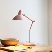 Dyberg Larsen bordlampe Vela, lyserød, højde 45 cm