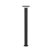 Rigosa LED-vejlampe, sort, højde 100 cm, metal