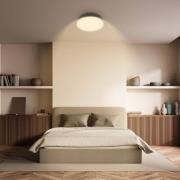 LED-loftlampe Nikan, antracit, Ø 28,5 cm, 3.000 K