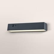 OSRAM Solar-væglampe ENDURA STYLE SHORE, grå, sensor, IP54